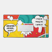 Pop Art Desk Mat (Keyboard & Muis)