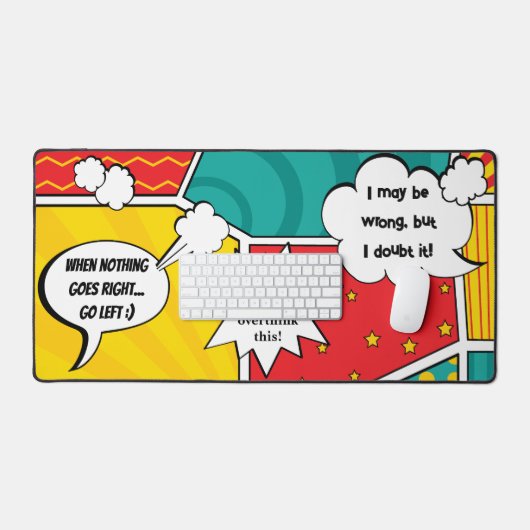 Pop Art Desk Mat (Keyboard & Muis)