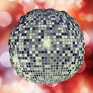  Pop Art Disco Ball - Retro Style Rond Kussen