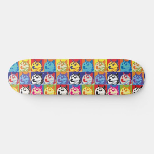 Pop Art Doekoe  Persoonlijk Skateboard (Horizontaal)