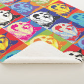 Pop Art Doekoe Sherpa Deken (3/4)