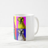pop art dog Koffie Mok (Voorkant rechts)