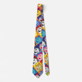 Pop Art Dogehoek Stropdas (Voorkant)
