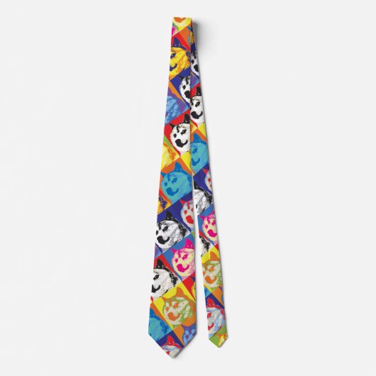 Pop Art Dogehoek Stropdas (Voorkant)