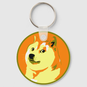 Pop Art dokosnoot in ontwerp Sleutelhanger