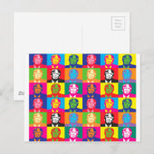 pop art donald trump briefkaart (Voorkant / Achterkant)
