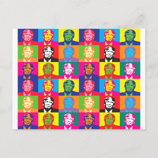 pop art donald trump briefkaart (Voorkant)