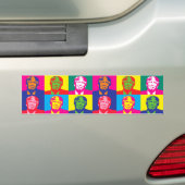 pop art donald trump bumpersticker (Op auto)