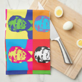 pop art donald trump theedoek (Quarter Fold)