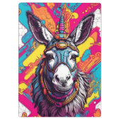 Pop Art Donkey | Klembord (Achterkant)