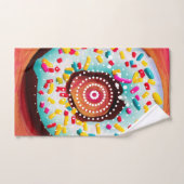 Pop Art Donut Bad Handdoek (Handdoek)