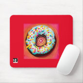 Pop Art Donut Muismat (Met muis)