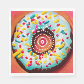 Pop Art Donut Servet (Voorkant)