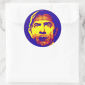 Pop Art Dracula Ronde Sticker (Tas)