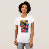 Pop Art Dragonflies T-shirt (Voorkant volledig)