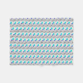 Pop Art Driedel Fleece Deken (Voorkant (Horizontaal))
