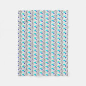 Pop Art Driedel Fleece Deken (Voorkant)