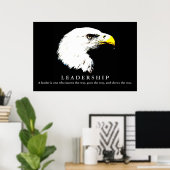 Pop Art Eagle Leadership Poster (Thuiskantoor)