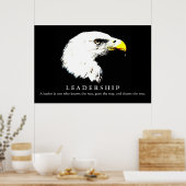 Pop Art Eagle Leadership Poster (Keuken)