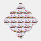 Pop Art Easter Bunny Cupcakes Bedankdoosjes (Uitgevouwen)