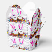 Pop Art Easter Bunny Cupcakes Bedankdoosjes (Geopend)