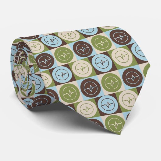 Pop Art EEG Stropdas (Opgerold)