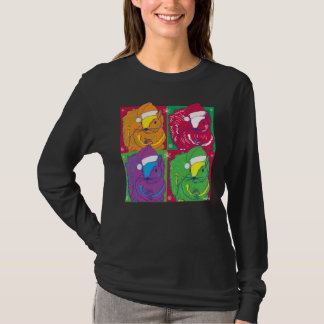 Pop Art Eekhoorns Vakantie T-shirt