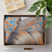 Pop Art: Een Groovy Hippy Chick Decoupage papier (Geschenk)