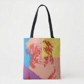 Pop Art Effect Australian Shepherd / Hondenliefheb Tote Bag (Voorkant)