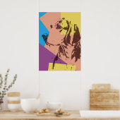 Pop Art Effect Beagle Poster (Keuken)