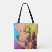 Pop Art Effect Beagle Tote Bag (Achterkant)