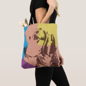 Pop Art Effect Beagle Tote Bag (Dichtbij)