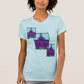 Pop Art Eiffel Tower T-shirt (Voorkant)