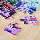 Pop Art Eiffeltoren Legpuzzel (Zijkant)