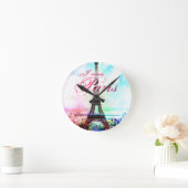 Pop Art  Eiffeltoren Ronde Klok (Huis)