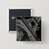 Pop Art Eiffeltoren Vierkante Button 5,1 Cm (Voorkant /achterkant)