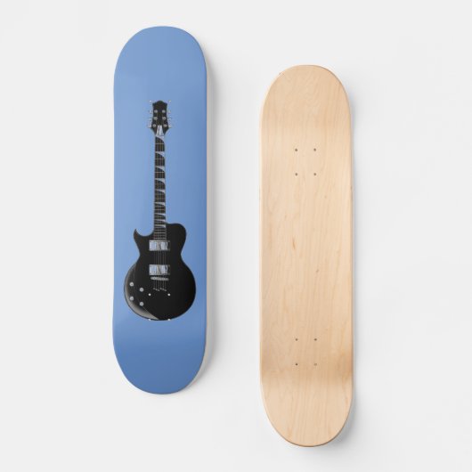 Pop Art Electric Guitar Persoonlijk Skateboard (Voorkant)