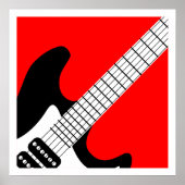 Pop Art Electric Guitar Poster (Voorkant)
