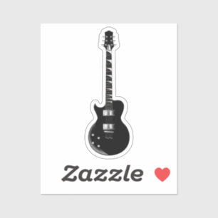 Pop Art Electric Guitar Sticker