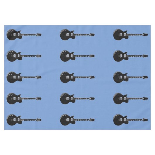 Pop Art Electric Guitar Tafelkleed (Voorkant (Horizontaal))