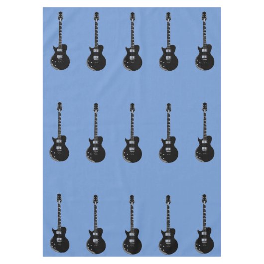 Pop Art Electric Guitar Tafelkleed (Voorkant)