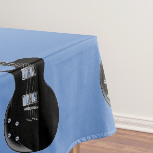 Pop Art Electric Guitar Tafelkleed (Voorbeeld)
