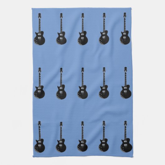 Pop Art Electric Guitar Theedoek (Verticaal)