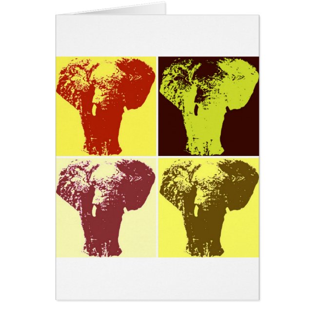 Pop Art Elephant (Voorkant)