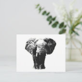 Pop Art Elephant Briefkaart (Staand voorkant)