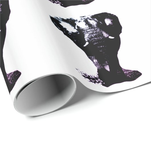 Pop Art Elephant Cadeaupapier (Rol Hoek)