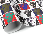 Pop Art Elephant Cadeaupapier (Rol Hoek)