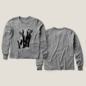 Pop Art Elephant Family Mam Baby (Voorkant /achterkant)