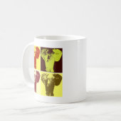 Pop Art Elephant Koffiemok (Voorkant links)