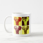 Pop Art Elephant Koffiemok (Links)